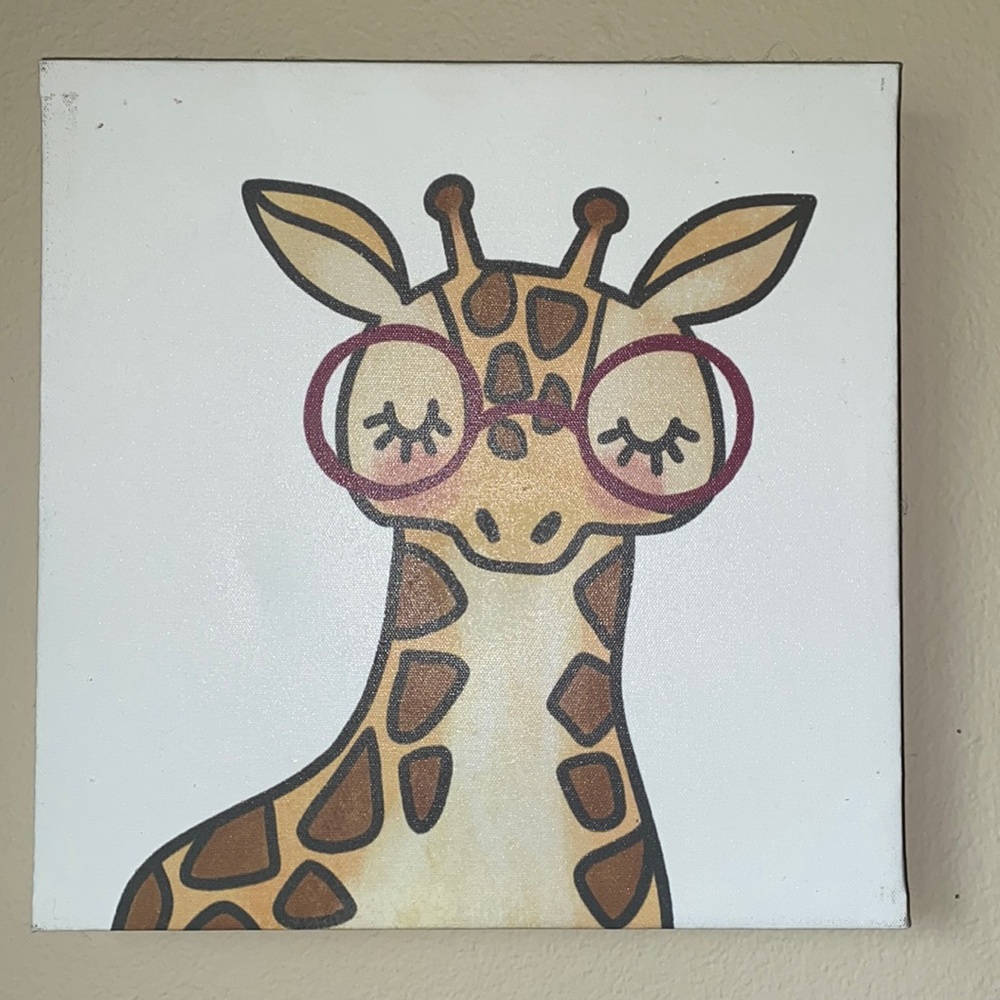 Giraffe wall decor